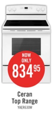 The Brick Amana 4.8 cu. ft. freestanding electric range yaer6303mfw offer