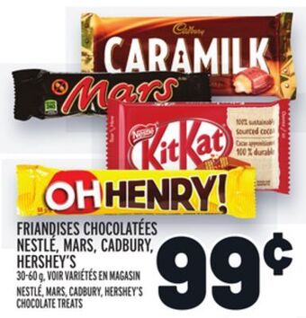 Metro Friandises chocolatées nestlé, mars, cadbury, hershey's | nestlé, mars, cadbury, hershey's chocolate treats offer