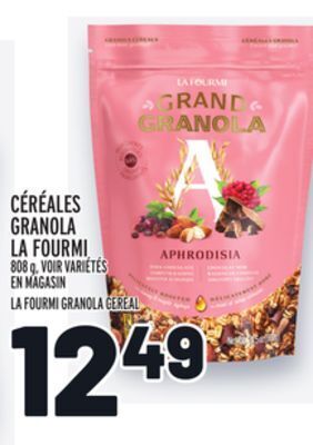 Metro Céréales granola la fourmi | la fourmi granola cereal offer