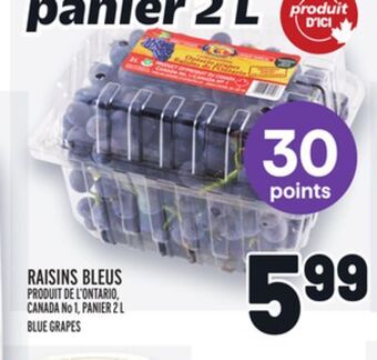Metro Raisins bleus | blue grapes offer