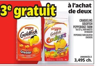 Metro À l'achat de deux craquelins goldfish pepperidge farm | pepperidge farm goldfish crackers offer
