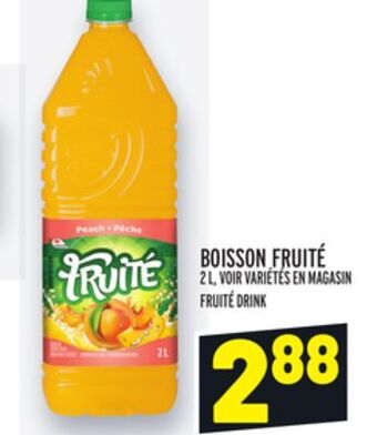 Metro Boisson fruité | fruité drink offer