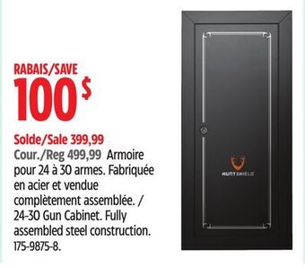 Canadian Tire Huntshield 24-30 gun cabinet offer
