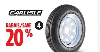 Canadian Tire Carlisle selected trailer tire assemblies offer