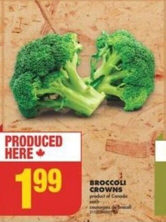 No Frills BROCCOLI CROWNS offer