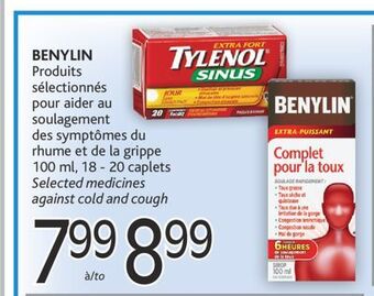 Brunet Benylin produits sélectionnés pour aider au soulagement des symptômes du rhume et de la grippe offer