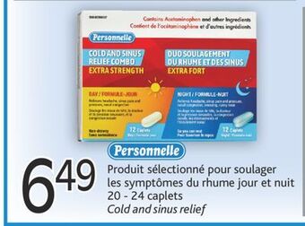 Brunet Personnelle produit sélectionné pour soulager les symptômes du rhume jour et nuit offer