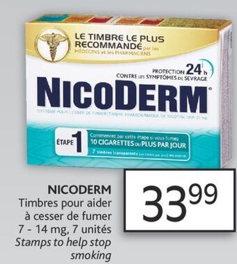 Brunet Nicoderm timbres pour aider à cesser de fumer offer