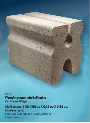 Patrick Morin Car shelter weight offer
