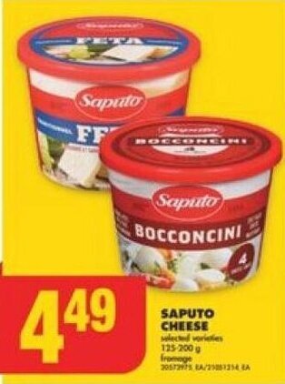 No Frills SAPUTO CHEESE offer