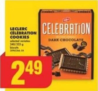 No Frills LECLERC CELEBRATION COOKIES offer