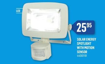 Canac Solar energy spotlight with motion sensor offer