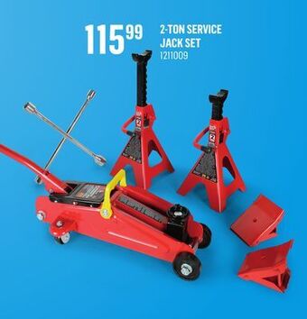 Canac 2-ton service jack set offer