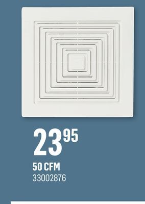 Canac 50 cfm bathroom fans offer