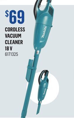 Canac Cordless vacuum cleaner 18 v offer