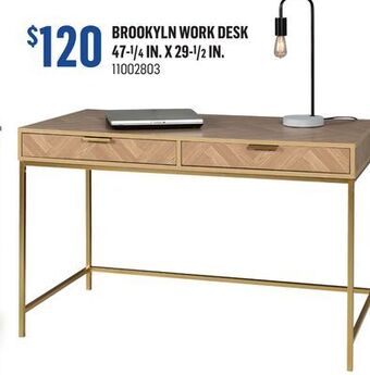 Canac Brookyln work desk 47-1/4 in. x 29-1/2 in offer