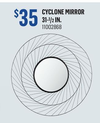 Canac Cyclone mirror 31-1/2 in offer