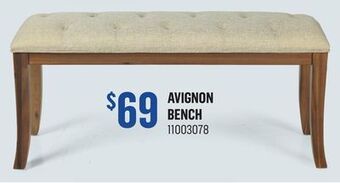 Canac Avignon bench offer