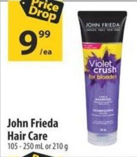 Co-op John Frieda Hair Care 105 - 250 mL or 210 g offer