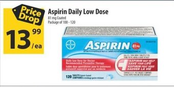 Co-op Aspirin Daily Low Dose 81 mg Coated offer