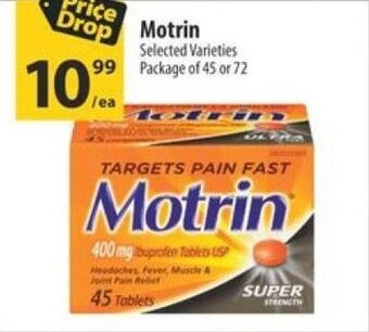 Co-op Motrin offer