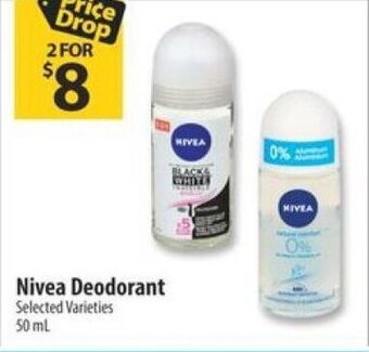 Co-op Nivea Deodorant 50 mL offer