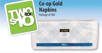 Co-op Co-op Gold Napkins Package of 500 offer
