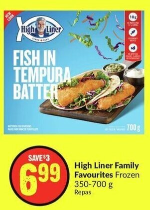 FreshCo High Liner Family Favourites Frozen 350-700 g offer