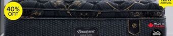 Leon's Beautyrest world class viscount plush queen mattress offer