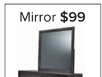 Leon's Miller mirror - grey offer