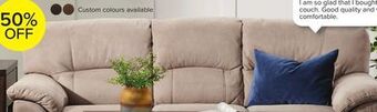 Leon's Kelleher sofa - silver grey offer