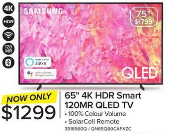 Leon's Samsung 65 qled 4k smart tv qn65q60cafxzc offer
