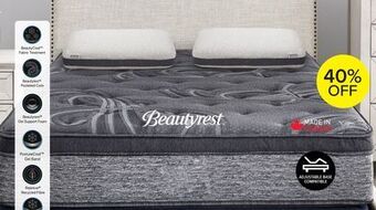 Leon's Beautyrest world class monarch firm queen mattress offer