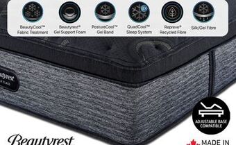 Leon's Beautyrest world class grandeur medium queen mattress offer