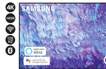 Leon's Samsung 65 4k hdr smart 120hz qled tv offer