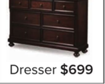 Leon's Chester 7 drawer dresser - cherry offer