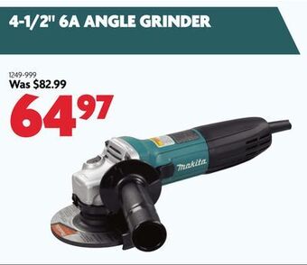 Home Hardware 4-1/2 6a angle grinder offer