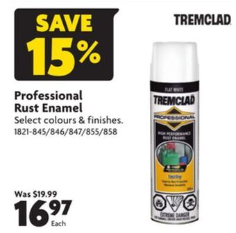 Home Hardware Professional rust enamel offer