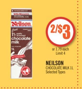 Shoppers Drug Mart Neilson chocolate milk offer