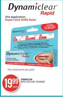 Shoppers Drug Mart Dynamiclear rapid cold sore treatment offer