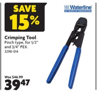 Home Hardware Crimping tool offer