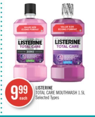Shoppers Drug Mart Listerine total care mouthwash offer