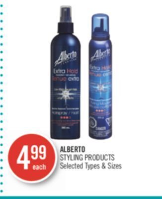 Shoppers Drug Mart Alberto styling products offer