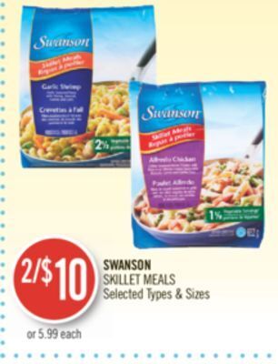 Shoppers Drug Mart Swanson skillet meals offer