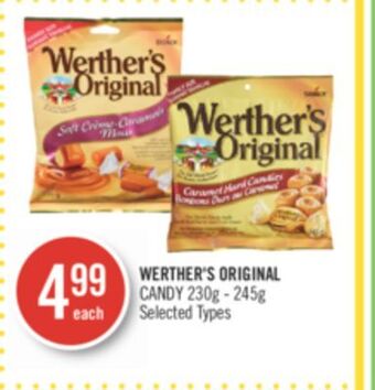 Shoppers Drug Mart Werther's original candy 230g - 245g offer