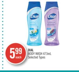 Shoppers Drug Mart Dial body wash offer