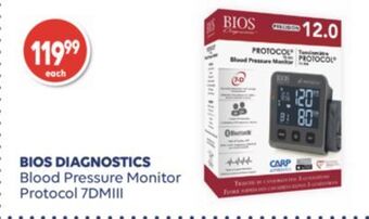 Wellwise by Shoppers Bios diagnostics blood pressure monitor protocol 7dmiii offer