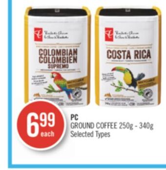 Shoppers Drug Mart Pc ground coffee offer