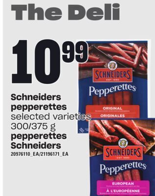 Independent City Market Pepperettes schneiders, 300/375 g offer