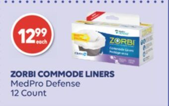 Wellwise by Shoppers Zorbi commode liners medpro defense offer